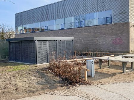 Einhausung für Fahrräder, Fahrradunterstand