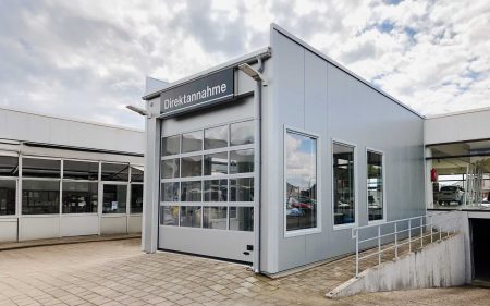 Halle für Servicannahme von Siebau