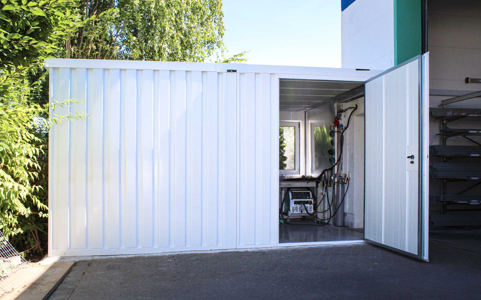 Isolierter Materialcontainer von Siebau